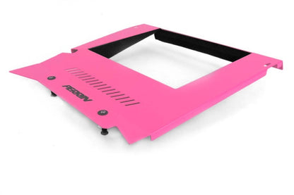 Perrin 2015+ Subaru WRX Engine Cover Kit (Intercooler Shroud + Pulley Cover) - Hyper Pink Perrin Performance