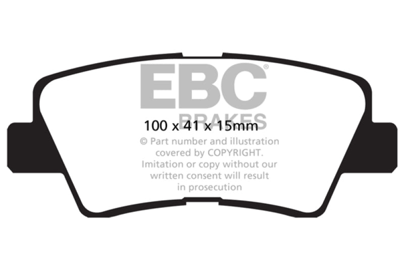 EBC GreenStuff Rear Brake Pads - DP22031 EBC