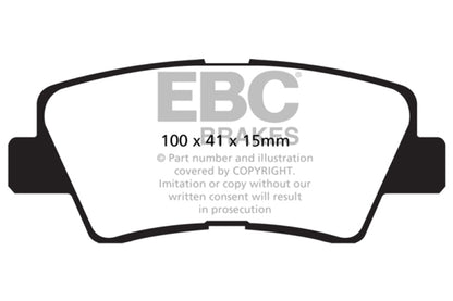 EBC GreenStuff Rear Brake Pads - DP22031 EBC