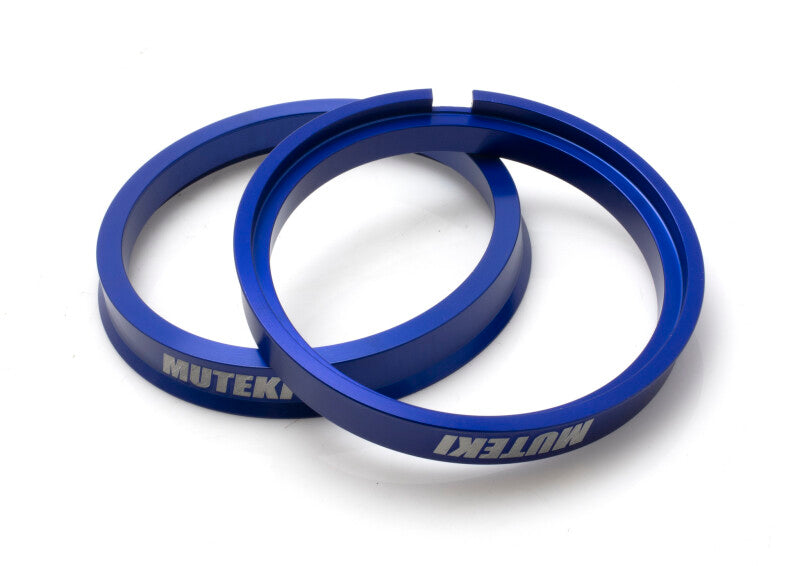 Wheel Mate Muteki Hub Ring Set 75mm x 64.1mm - 2 Piece - Blue