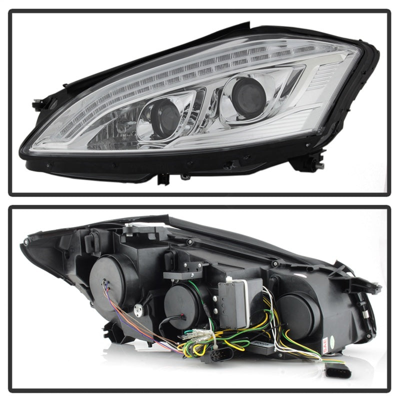 Spyder Mercedes W221 S Class 07-09 Headlights - HID Model Only - Chrome PRO-YD-MBW22107-HID-DRL-C SPYDER