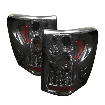 Spyder Jeep Grand Cherokee 99-04 LED Tail Lights Version 2 Smoke ALT-YD-JGC99-LED-SM-G2 SPYDER