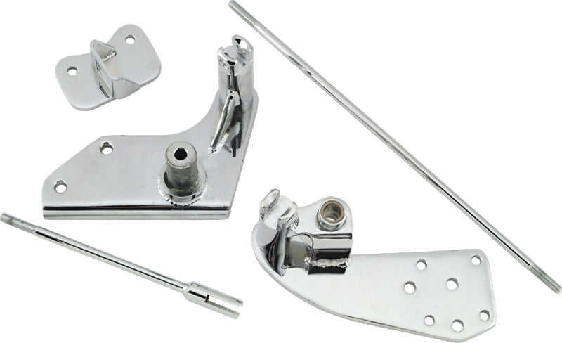 Bikers Choice 87-99 Softail Chrome 3 Inch Extended Forward Control Kit - 489742