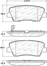 Load image into Gallery viewer, StopTech Premium Ceramic Brake Pads - 308.12841