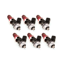 Load image into Gallery viewer, Injector Dynamics 1340cc Injectors - 48mm Length - 11mm Gold Top - S2000 Lower Config (Set of 6) - 1300.48.11.F20.6