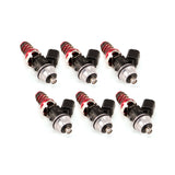 Injector Dynamics 1340cc Injectors - 48mm Length - 11mm Gold Top - S2000 Lower Config (Set of 6) - 1300.48.11.F20.6