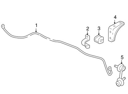 GENUINE OEM HONDA CIVIC 2002-2009 REAR STABILIZER BUSHING (52306-SNA-A01) X2