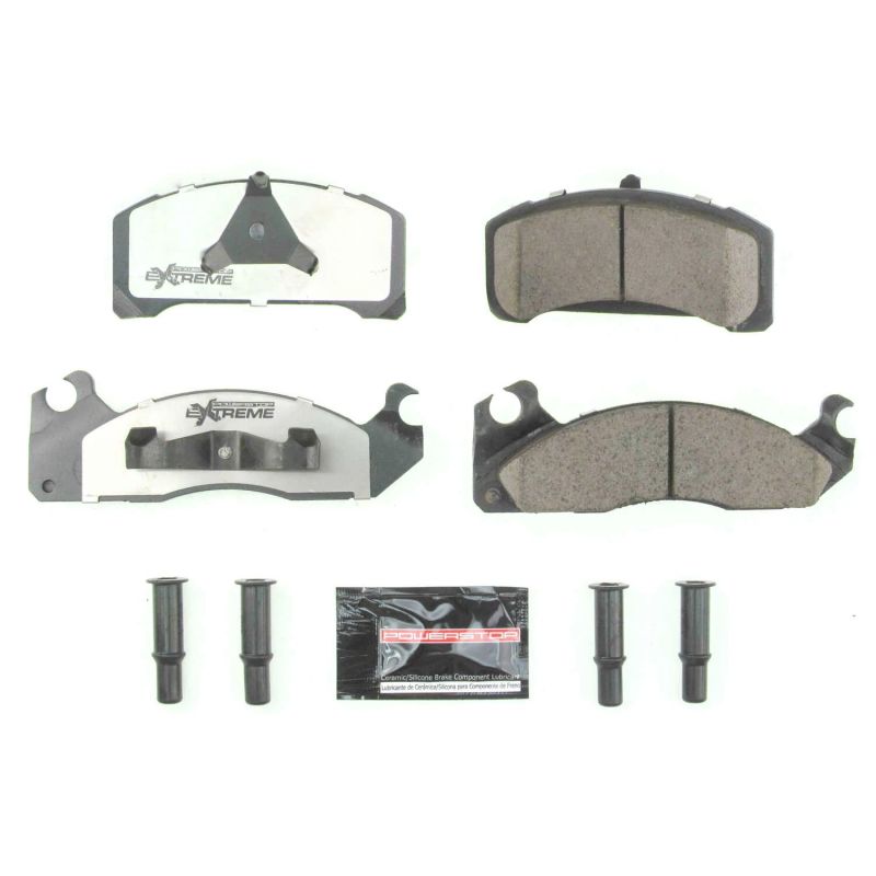 Power Stop 1983 Ford Fairmont Front Z26 Extreme Street Brake Pads w/Hardware PowerStop