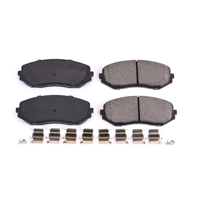 Power Stop 06-13 Suzuki Grand Vitara Front Z17 Evolution Ceramic Brake Pads w/Hardware PowerStop