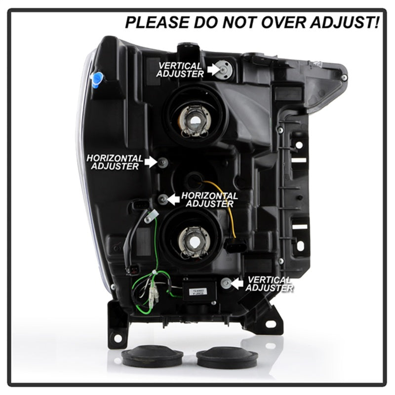 Spyder Signature 20-21 Ford F150 (Halogen Model) Proj. Headlights - Black (PRO-YD-FF15021HALSI-BK) SPYDER