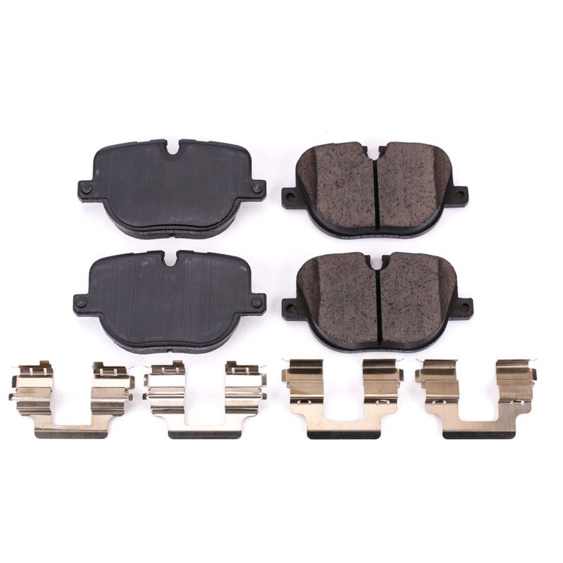 Power Stop 10-12 Land Rover Range Rover Rear Z17 Evolution Ceramic Brake Pads w/Hardware PowerStop