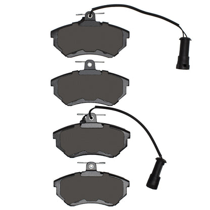 R1 Front Semi-Metallic Brake Pads 1983-1991 Audi 5000CS Turbo Quattro/100 & More - 2311-0290-00
