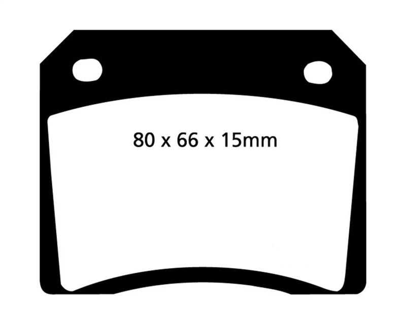 EBC YellowStuff Rear Brake Pads - DP4101R EBC