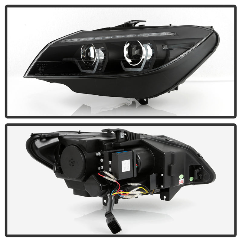 Spyder BMW Z4 09-13 Projector Headlights (Not Comp w Halogen) Black PRO-YD-BMWZ409HID-AFSSEQ-BK SPYDER