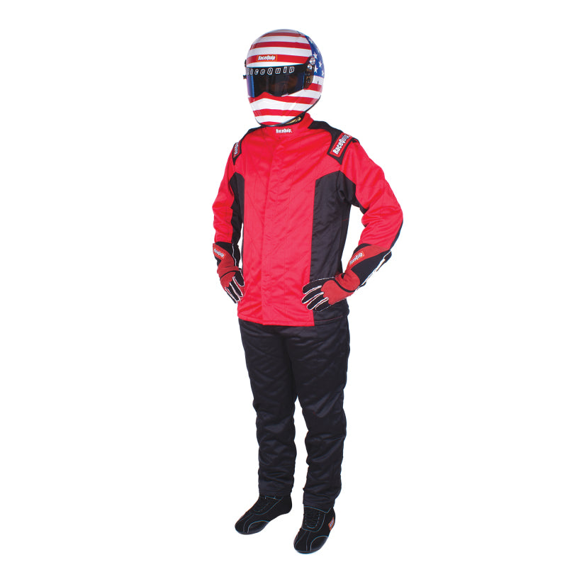 RaceQuip Red Chevron-5 Jacket SFI-5 - Medium