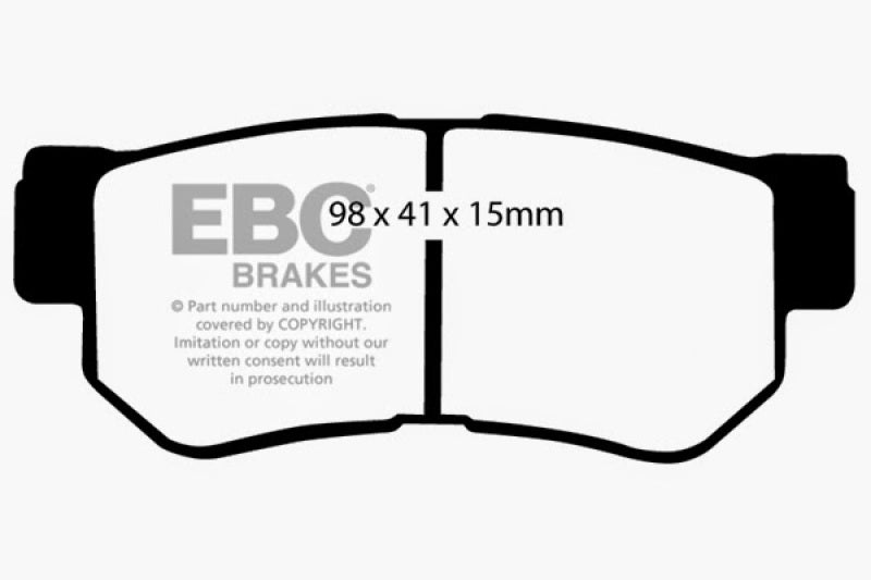 EBC GreenStuff Rear Brake Pads - DP21392 EBC
