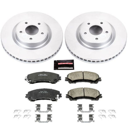 Power Stop 14-19 Infiniti Q50 Front Z17 Evolution Geomet Coated Brake Kit PowerStop