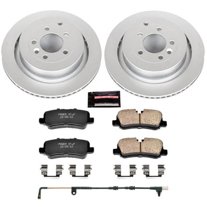 Power Stop 10-16 Land Rover LR4 Rear Z23 Evolution Sport Coated Brake Kit PowerStop