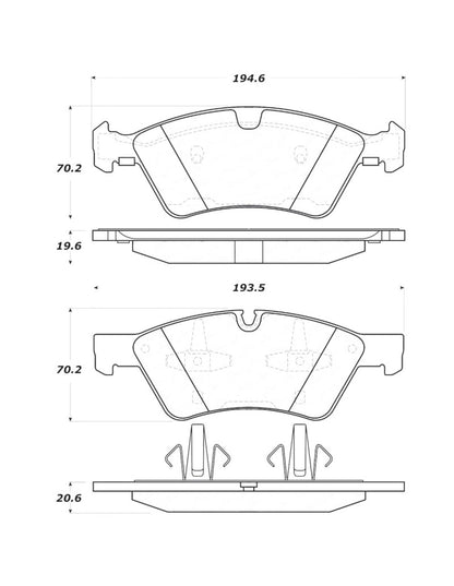 StopTech Premium Ceramic Brake Pads - 308.11230 Stoptech
