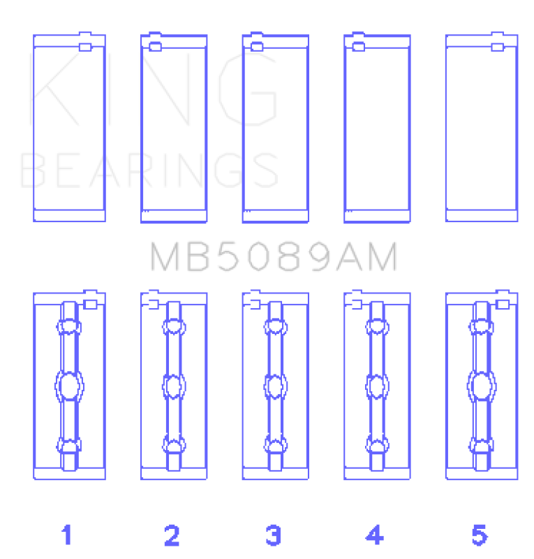 King Engine Toyota Bearings Set