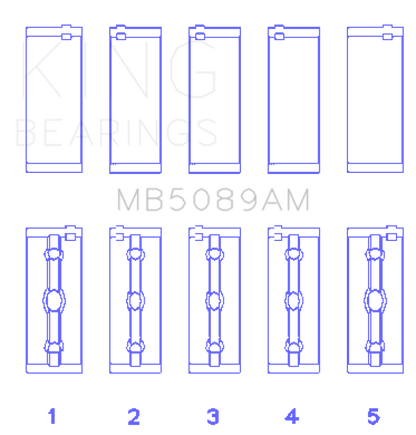 King Engine Toyota Bearings Set