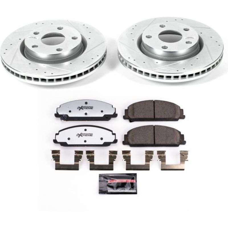 Power Stop 08-09 Pontiac G8 Front Z26 Street Warrior Brake Kit PowerStop