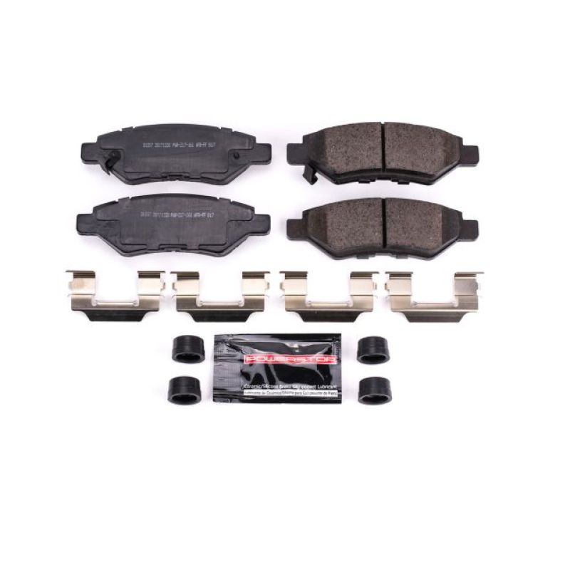 Power Stop 08-14 Cadillac CTS Rear Z23 Evolution Sport Brake Pads w/Hardware PowerStop