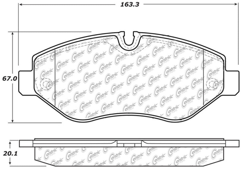 StopTech 10-18 Mercedes-Benz Sprinter 2500 Front Truck & SUV Brake Pad