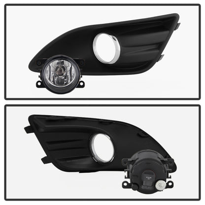 Spyder Ford C-Max 2013-2015 OEM Fog Light W/Universal Switch- Clear FL-FCMAX2013-C SPYDER