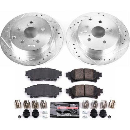Power Stop 16-18 Toyota Mirai Rear Z23 Evolution Sport Brake Kit PowerStop