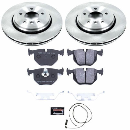 Power Stop 01-06 BMW 330Ci Rear Track Day SPEC Brake Kit PowerStop