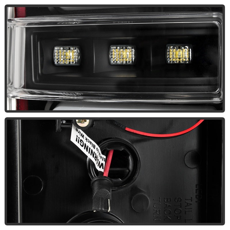 Spyder 16-17 Toyota Tacoma LED Tail Lights - Black (ALT-YD-TT16-LED-BK) SPYDER