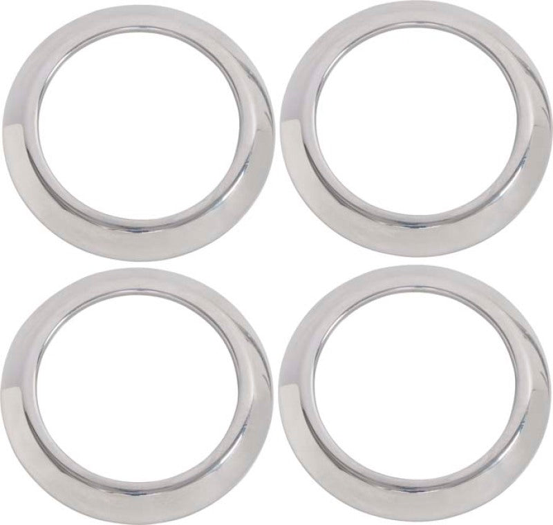 Kentrol 07-10 Jeep Wrangler JK Air Vent Bezels 4 Pieces - Polished Silver