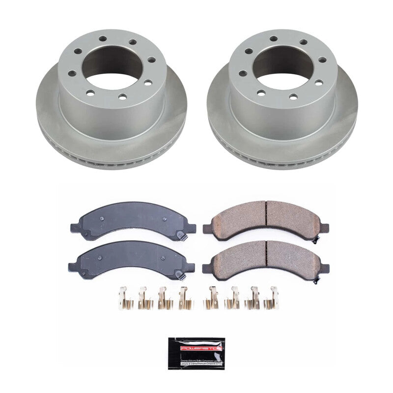 Power Stop 03-08 GMC Savana 3500 Rear Semi-Coated Rotor Kit PowerStop