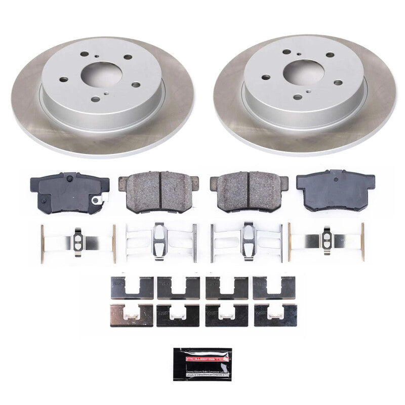 Power Stop 07-13 Suzuki SX4 Rear Semi-Coated Rotor Kit PowerStop