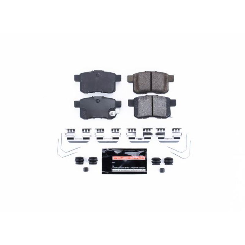 Power Stop 11-14 Acura TSX Rear Z23 Evolution Sport Brake Pads w/Hardware PowerStop