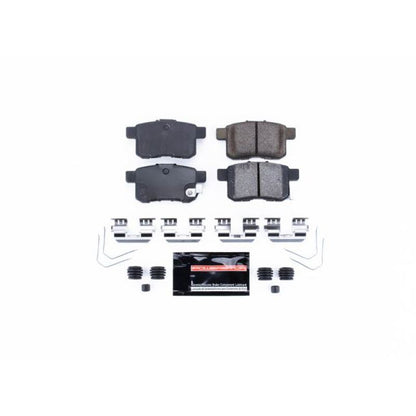 Power Stop 11-14 Acura TSX Rear Z23 Evolution Sport Brake Pads w/Hardware PowerStop