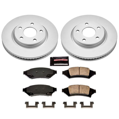 Power Stop 2004 Pontiac Grand Prix Front Z17 Evolution Geomet Coated Brake Kit PowerStop