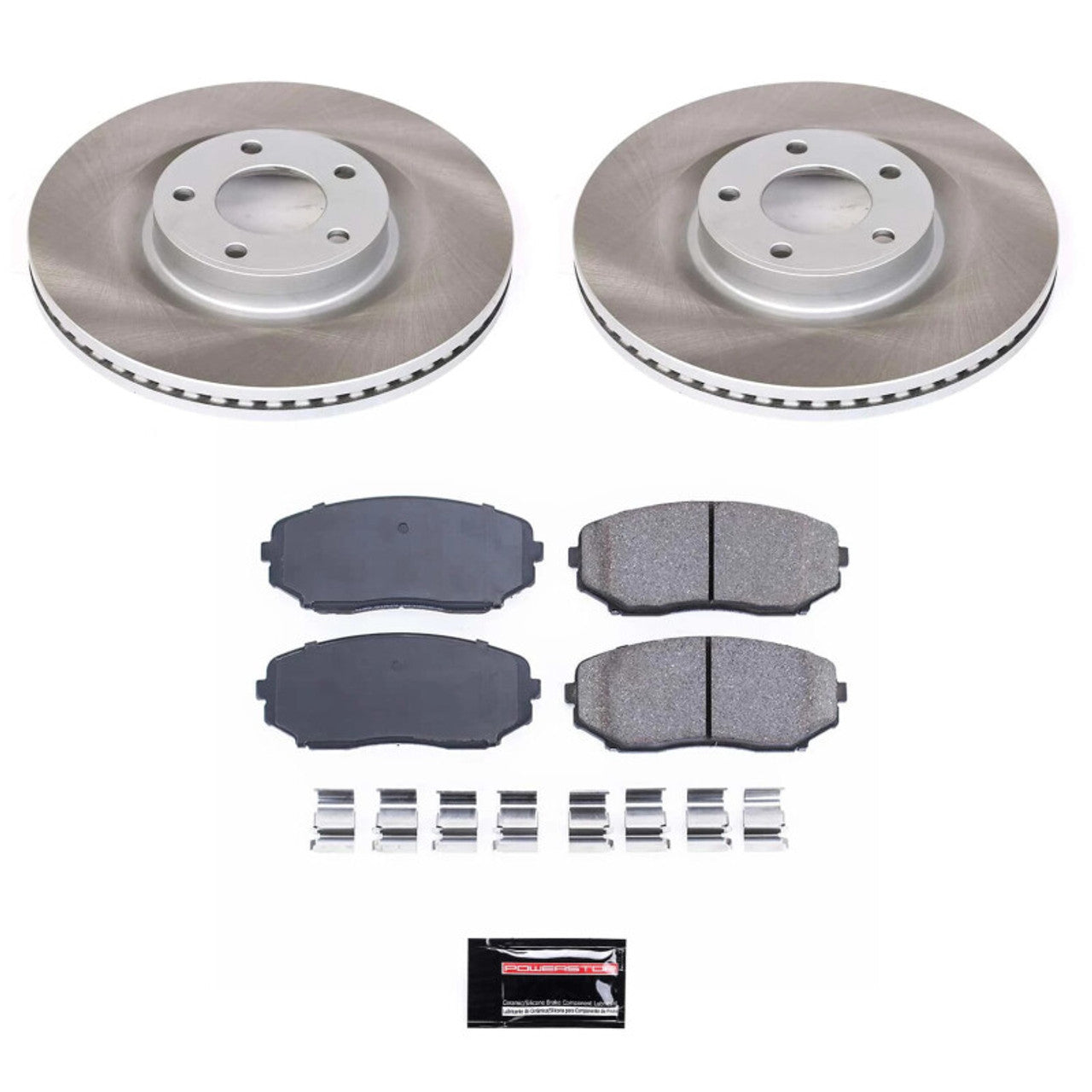 Power Stop 16-18 Lincoln MKX Front and Rear Semi-Coated Rotor Kit