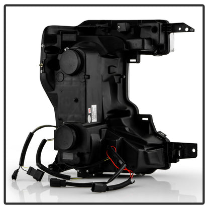 Spyder Signature 20-22 Ford F250/F350 (Halogen) Proj. Headlights - Black (PRO-YD-FS20HALSI-SEQ-BK) SPYDER
