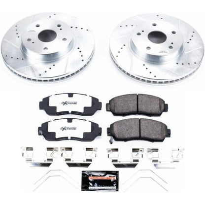 Power Stop 15-18 Subaru Legacy Front Z26 Street Warrior Brake Kit PowerStop