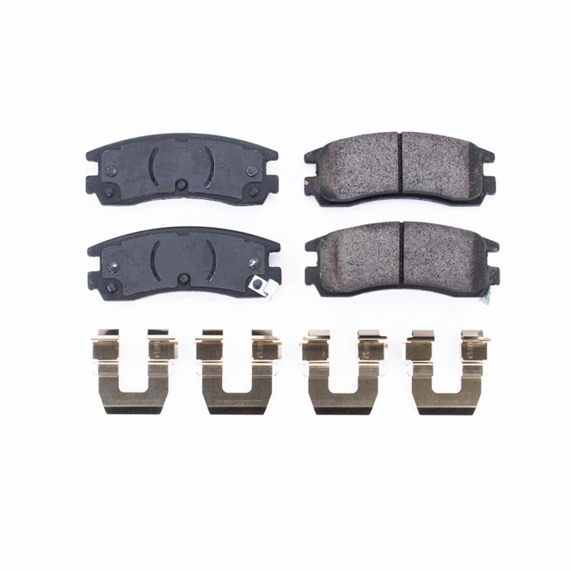 Power Stop 1993 Cadillac Allante Rear Z17 Evolution Ceramic Brake Pads w/Hardware PowerStop