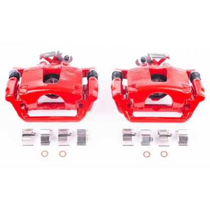 Power Stop 12-16 Chrysler Town & Country Rear Red Calipers w/Brackets - Pair PowerStop