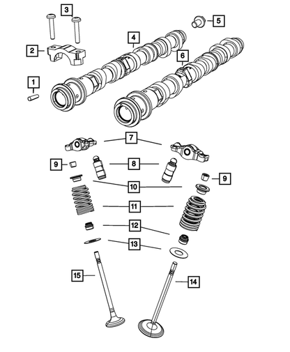 OEM Mopar ROCKER ARM OEM (5184296AH) X1