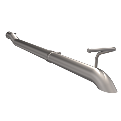 QTP 07-18 Jeep Wrangler JK 3.6L/3.8L Eliminator Cat-Back Crawler Exhaust QTP