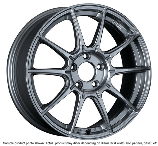 SSR GTV03 19x8.5 5x114.3 38mm Offset Flat Black Wheel 11+ WRX / 08+ STI / 11+ tC / 93-98 Supra