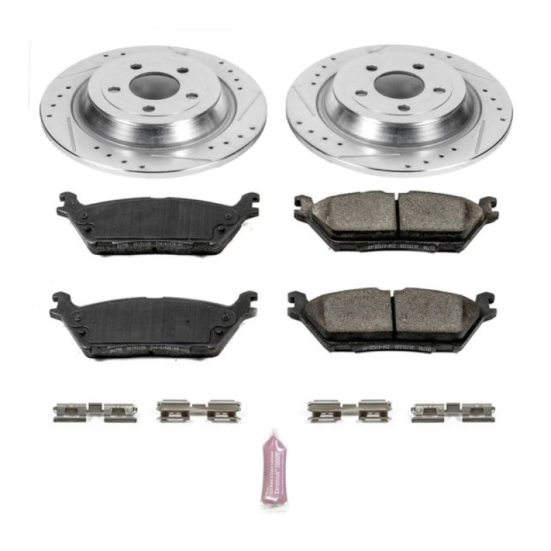 Power Stop 15-17 Ford F-150 Rear Z23 Evolution Sport Brake Kit PowerStop