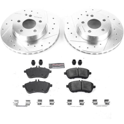 Power Stop 2015 Mercedes-Benz C250 Front Z23 Evolution Sport Brake Kit PowerStop
