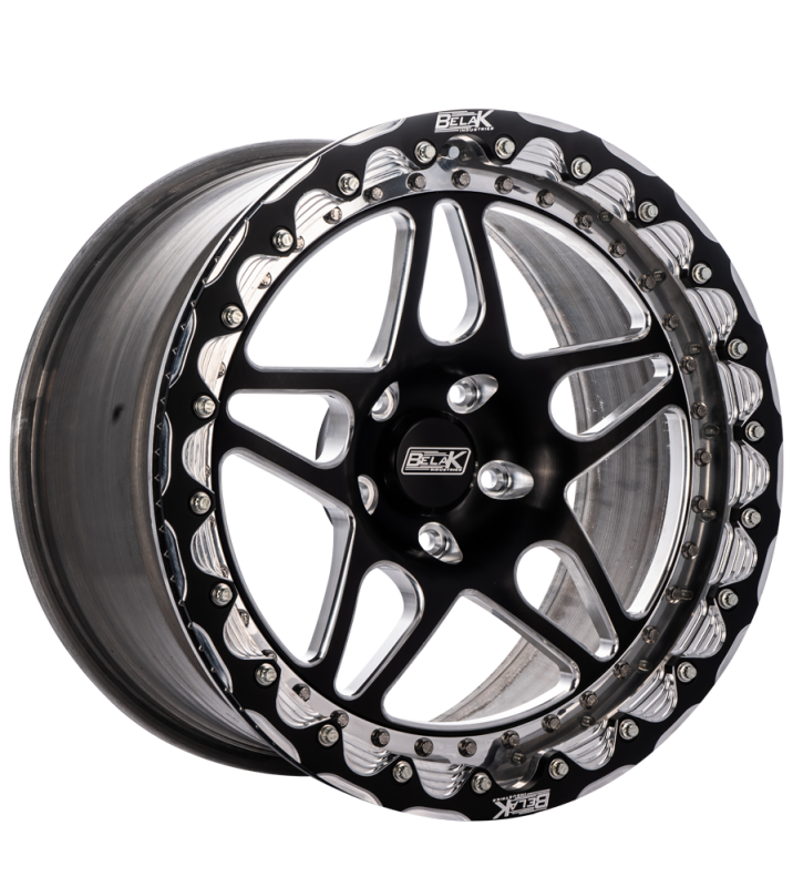 Belak 17x10.5 / 8.25in BS / 6x135mm BP / Low Pad / Series 3 - Single Beadlock Wheel 17106135S38BS-SBL
