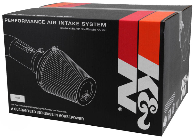 K&N 63 Series AirCharger Performance Intake 15-19 Ford F150 5.0L V8 F/I K&N Engineering